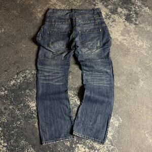 Vintage Y2K Punk Ministry baggy cyber Double Sag Jeans